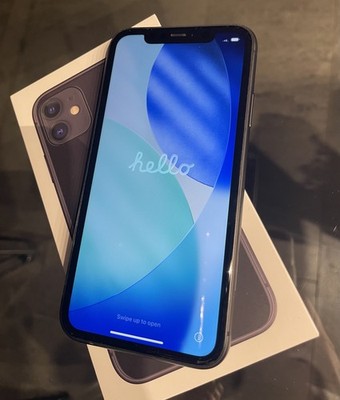 Apple iPhone 11 - 128GB - Schwarz (Ohne SIM-Lock) Mod. A2221 6,1'' - Top Zustand