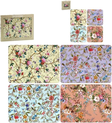 Platzsets und Untersetzer, je 4 Stück, abwischbar, mit korkierter Rückseite, für - Bild 1 von 3