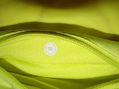 Lululemon Womens Size 10 Highlighter Pace Rival Neon Yellow Tennis Skirt Skort - Picture 8 of 8