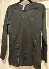 SOUKE Sports Air Compression Long Sleeve Base Layer  Top  BLACK  unisex XL   NEW