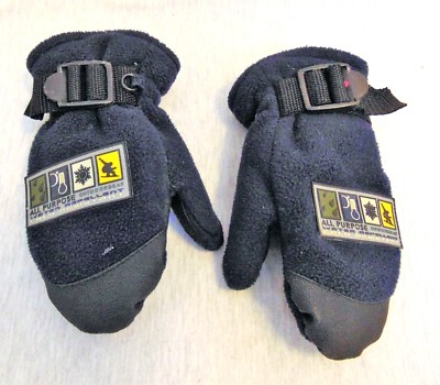 Water Repellent Cold Resistant Thinsulate 40 Gm Insulation Kid's Mittens SZ 4/7 