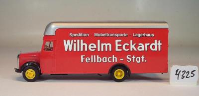 Albedo 1/87 Mercedes Benz 311 Möbelkoffer Wilhelm Eckardt #4325
