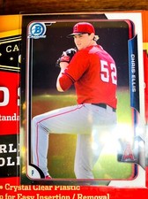 CHRIS ELLIS  2015 BOWMAN CHROME DRAFT CARD #132 V724 RC ROOKIE RED SOX