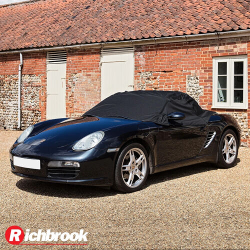 Tailored Convertible Car Half Cover Roof Protector for Porsche Boxster 987 - Afbeelding 1 van 13
