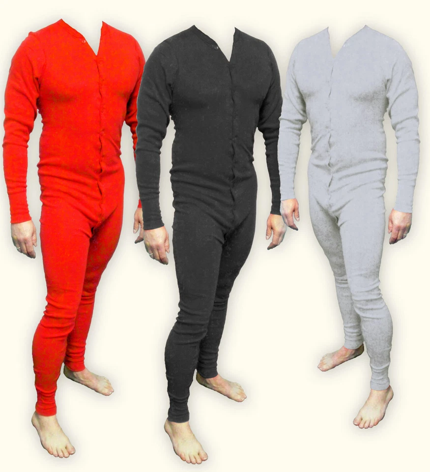 RUNNING BEAR Western Unterwäsche Long John Einteiler Farbe schwarz Größe 2XL