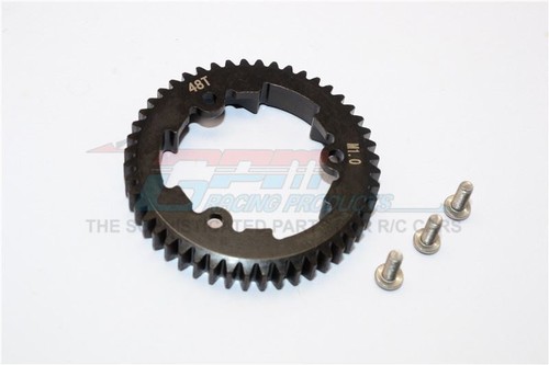 GPM HD STEEL SPUR GEAR 46 / 48 / 50T M1.0 RC TRAXXAS MAXX XO-1 XRT X-MAXX - Picture 2 of 5
