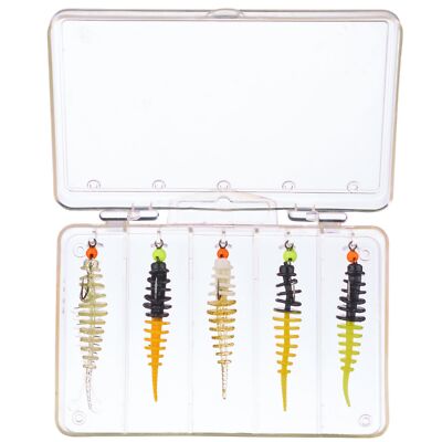 Balzer Trout Collector Mix 2 Ready To Fish Set- 5 montierte Gummijigs für Barsch