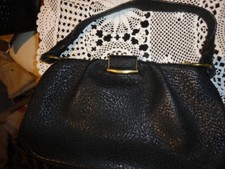 Damen Handtasche Leder mit Prägung, Nostalgie