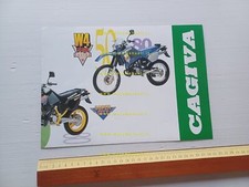 Cagiva Supercity - W4 - Prima 50 - 80 depliant inglese tedesco originale