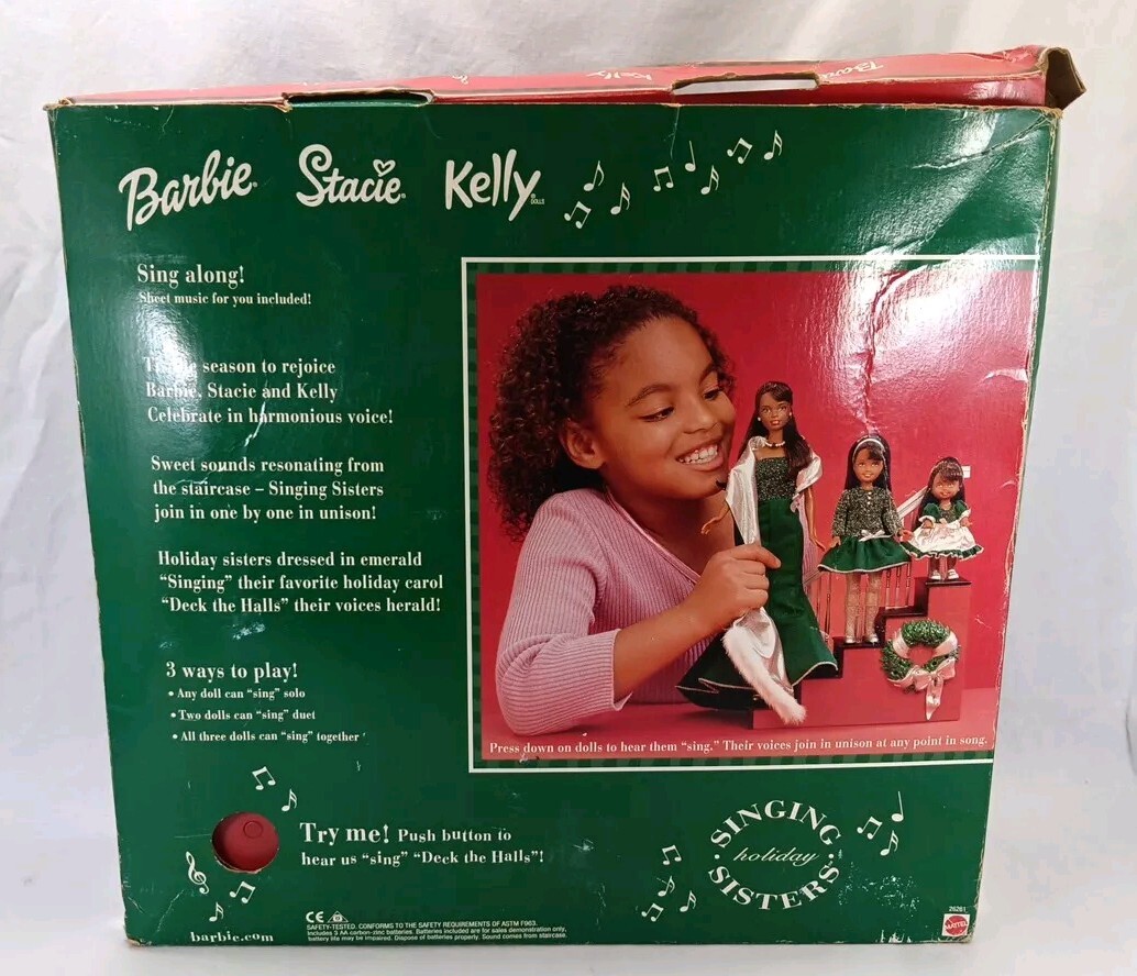 Barbie SINGING SISTERS Stacie & Kelly Doll 26261 Christmas
