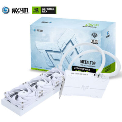 Galax GeForce RTX 4090 Metaltop AIO OC Hydro White 24GB GDDR6X Graphics card