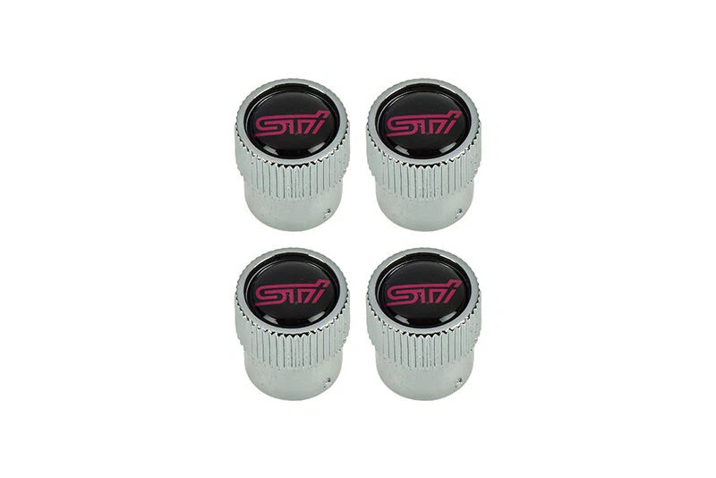 NUEVO OEM Subaru 2009-2025 Outback Impreza BRZ STI Logo Tapas de vástago de válvula SOA342L136 Foto 2 de 4