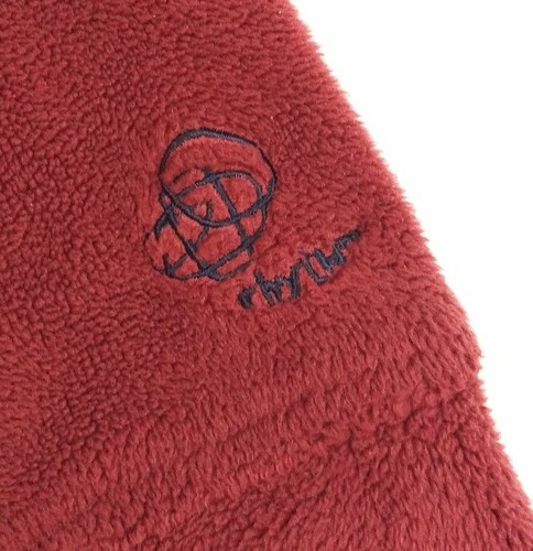 PATAGONIA RHYTHM Womens Sz Small Burgundy Red Full Zip Hoodie Yoga Fleece Jacket - Afbeelding 5 van 10