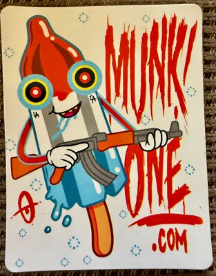Munk One ''AK-47 Popsicle'' Sticker