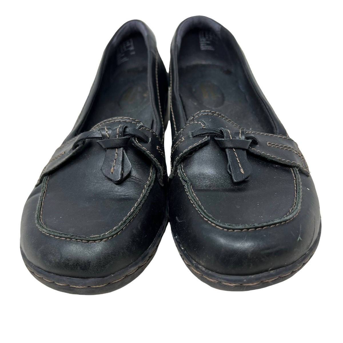 Clarks Womens Ashland Bubble Black Casual Loafers Shoes 8.5 M | eBay