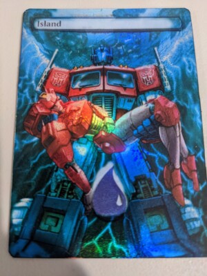 FOIL MTG ALT ISLAND TRANSFORMERS Optimus Prime Elita1 Jetfire COMMANDER EDH  CUBE