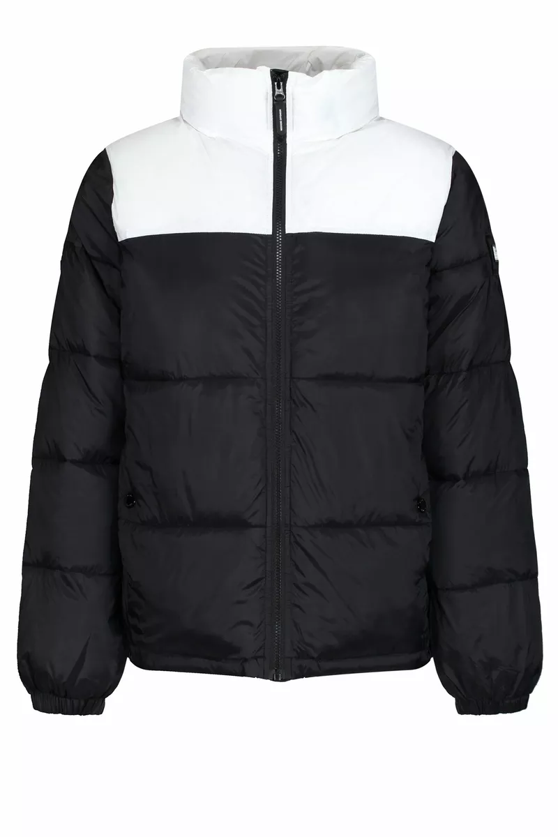 WEEKEND OFFENDER Rodriguez Puffer Jacket Black White