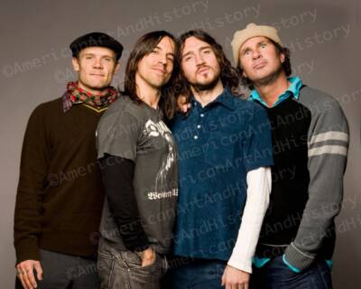 Red Hot Chili Peppers Portrait Photo Print Poster Anthony Kiedis John Chad Flea