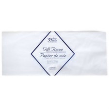New Gift Wrap Bag Tissue Paper Colors 35 Sheets 20 x 20 Inches  White Qty 1 