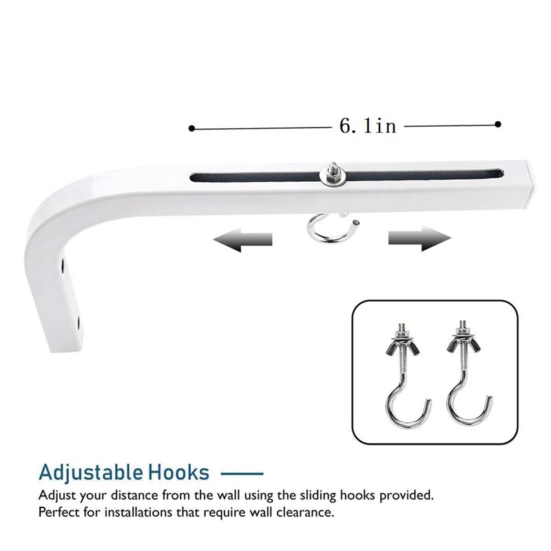 5X 90 Degrees Projector Screen Wall Mount L Brackets Projection 5x-90-degrees-projector-screen-wall-mount-l-brackets-projection