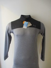 Puma Cloud Spun Colour Block 1/4 Zip Pullover Puma schwarz/leiser Farbton Gr. Small