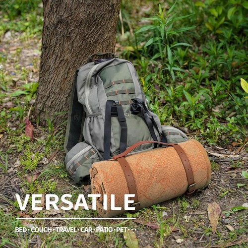 All-Season Washable Merino Wool Blanket - Large 79x63 Throw for Camping & Travel - Picture 6 of 10