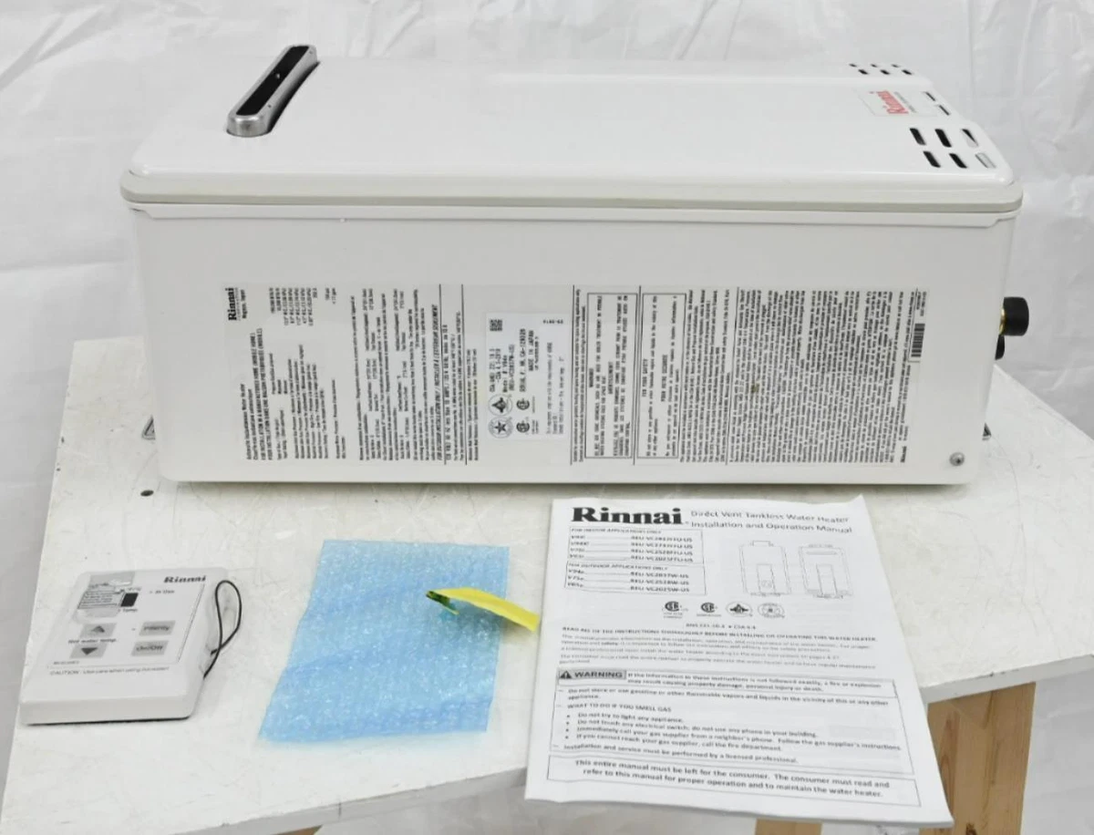 Rinnai V94e Tankless Water Heater, Natural Gas, 199,000 BTU | eBay