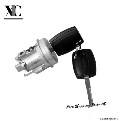 Ignition Lock Cylinder Switch w/2 Keys For 2011-2019 Ford Fiesta BE8Z-11582-B