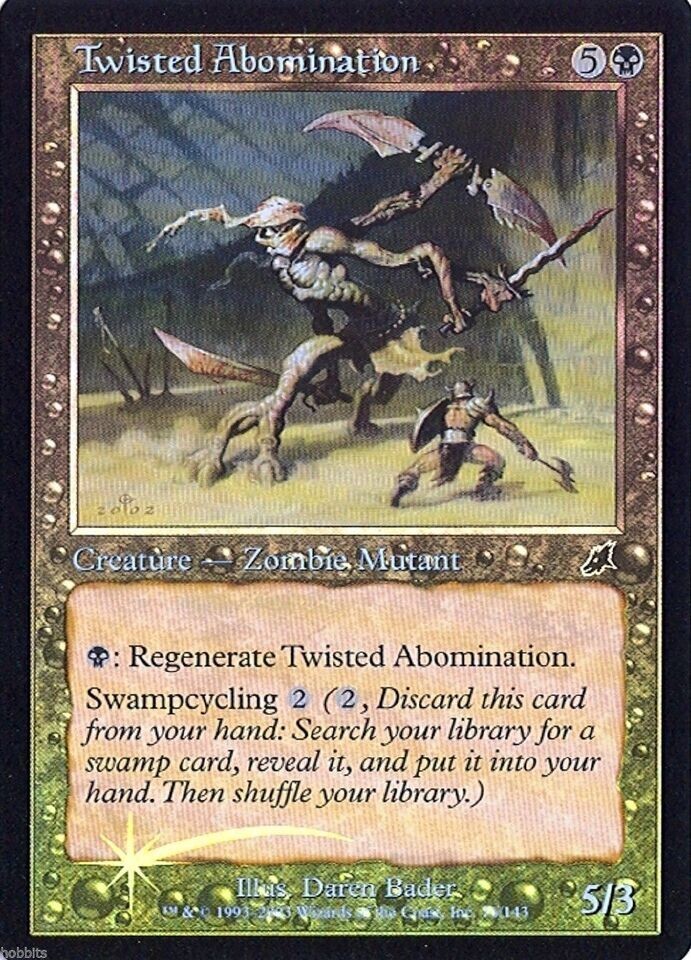 Twisted Abomination FOIL Scourge MtG LP