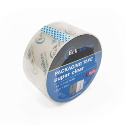 12 Rolls Carton Sealing Clear Packing Tape Box Shipping - 2 MIL 1.88'' x 55 Yards