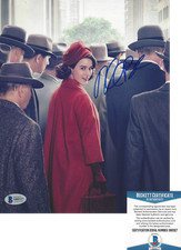 RACHEL BROSNAHAN SIGNED 'THE MARVELOUS MRS. MAISEL' 8x10 PHOTO BECKETT 1 COA BAS