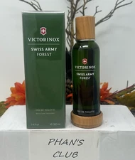 Victorinox Swiss Army Forest 3.4oz EDT Woody Aromatic Perfume for Men