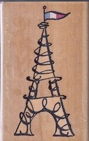 Eiffel Tower All Night Media Wood Mounted Rubber Stamp 1 1/2 X 2 1/2 Free Ship Eiffel Tower All Night Media Wood Mounted Rubber Stamp 1 1/2 X 2 1/2 Free Ship