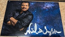 NEIL DEGRASSE TYSON Signed 4x6 Photo AUTOGRAP...