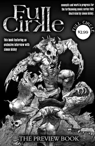 FULL CIRKLE #0 Preview Issue Simon Bisley Painted Art (Slaine, Lobo, Hellblazer)