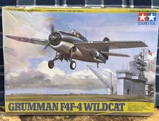 New Tamiya Grumman F4F-4 Wildcat Model Airplane Kit 1:48 Factory Sealed 61034