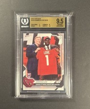 2026 Topps Now Jeremiyah Love #JLov BGS 9.5 Rookie RC (2 - 10 subgrades)