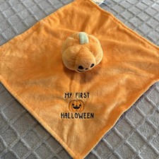 Baby Starters My First Halloween Pumpkin Jack O Lantern Security Blanket Lovey