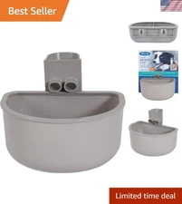 Multi-Purpose Large Dog & Cat Kennel Bowl with Unique Funnel Feature - 21oz