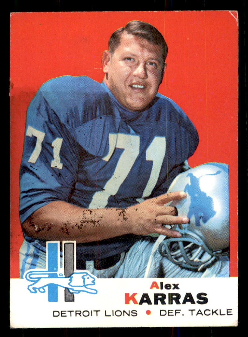 1969 Topps - Alex Karras #123 GD (ST)