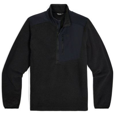 Outdoor Research OR Polartec 200 Half Zip Men's Casual Jacket, Black, Large