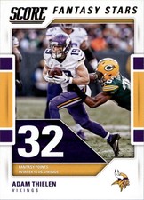 2017 Score Fantasy Stars #16 Adam Thielen - FB
