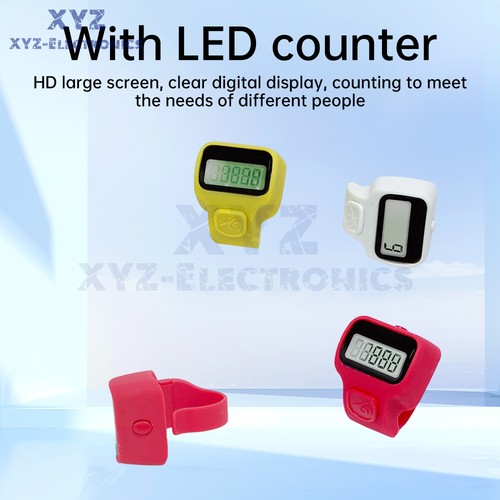 Digitaler Finger elektronischer Zähler Mini Ringzählung mit LED 0-99999 - Bild 12 von 24