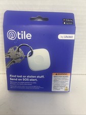 Tile by Life360 Mate - Bluetooth Tracker, Keys Finder White