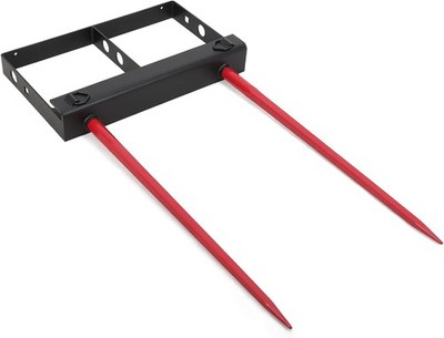Heavy Duty Spear Fork 4,000 lb Universal Barrel Attachment with Chain & Clips