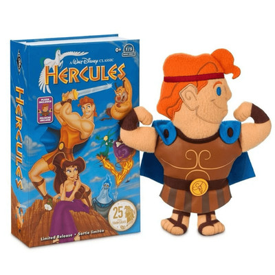 NEW Hercules Movie Plush Set VHS CLAMSHELL Cases Disney SHIPS NOW!