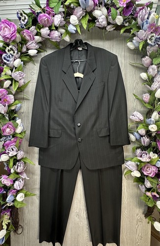 Hart Schaffner Marx Mens Suit Jacket 44R And Pants 38x30 Set 2PC