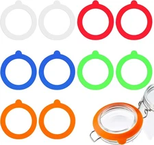 Mozeat Lens 10 PCS 3.75" Rubber Seals for Glass 3.8 x inch, Multicolor 
