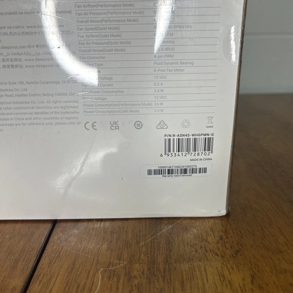 Deepcool ASSASSIN 4S WH Minimalistic Premium CPU Air Cooler (R-ASN4S-WHGPMN-G) - Image 3 of 4