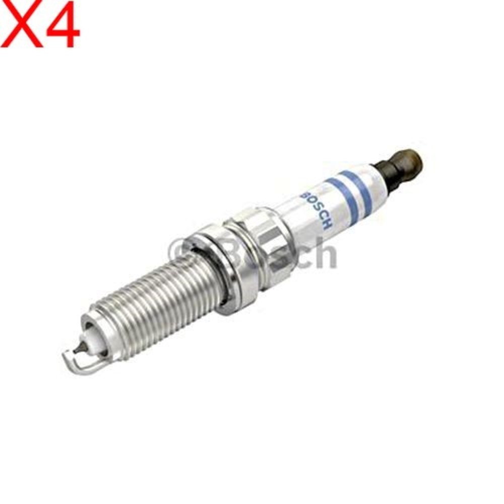 BOSCH Spark Plug 4pcs For MERCEDES C CLS E M S Class W204 W212 W166 3.5-5.5 06-